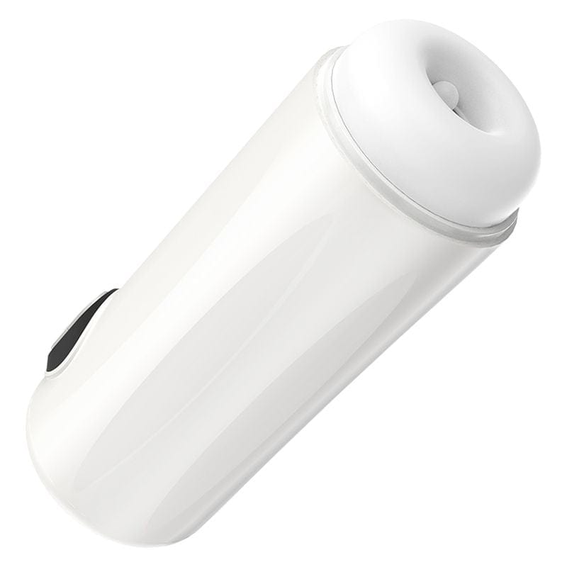 Erocome - Ara Thrusting Vibrating Stroker Masturbator (White) Masturbator Soft Stroker (Vibration) Rechargeable