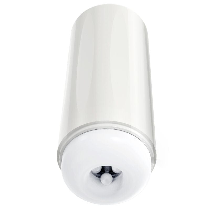 Erocome - Ara Thrusting Vibrating Stroker Masturbator (White) Masturbator Soft Stroker (Vibration) Rechargeable