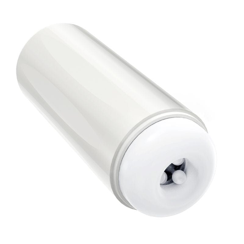 Erocome - Ara Thrusting Vibrating Stroker Masturbator (White) Masturbator Soft Stroker (Vibration) Rechargeable