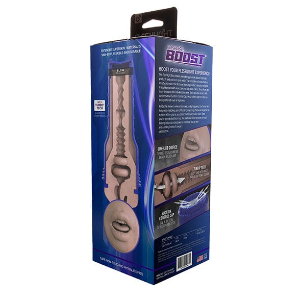 Fleshlight - Boost Blow Mouth Masturbator (Beige) Masturbator Mouth (Non Vibration)