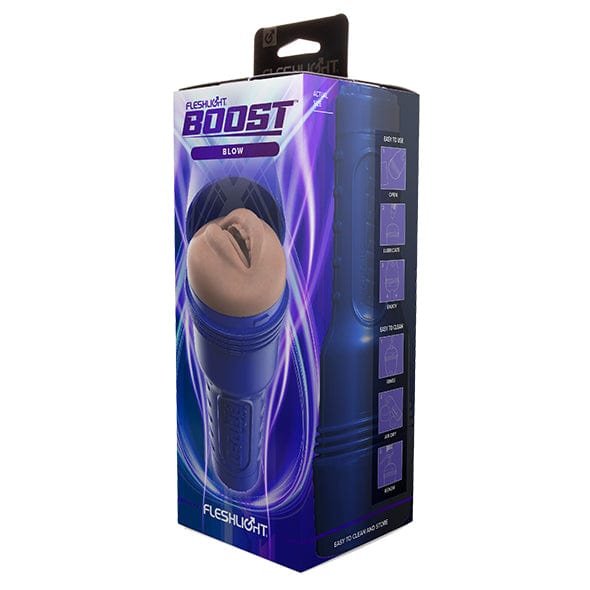 Fleshlight - Boost Blow Mouth Masturbator (Beige) Masturbator Mouth (Non Vibration)