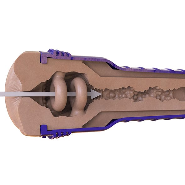 Fleshlight - Fleshlight Boost Blast Female Masturbator Ass (Light Medium Flesh) Masturbator Ass (Non Vibration)