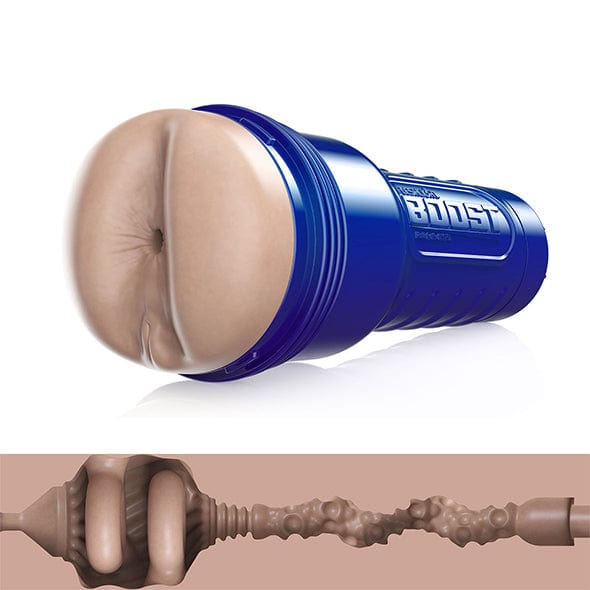 Fleshlight - Fleshlight Boost Blast Female Masturbator Ass (Light Medium Flesh) Masturbator Ass (Non Vibration)