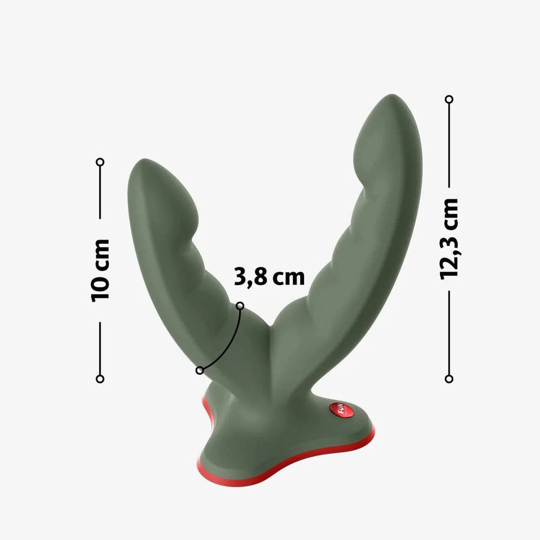 Fun Factory - Ryde Double Dildo (Wine Red) FF1187 CherryAffairs