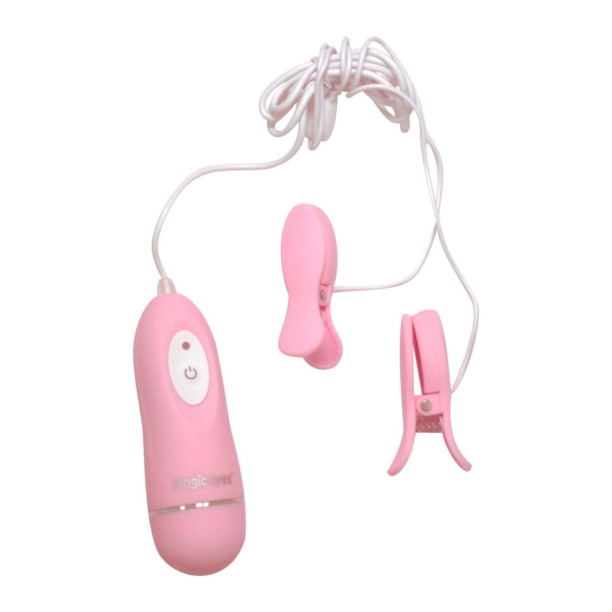 Magic Eyes - Love Pincher Remote Control Vibrating Nipple Clamps (Pink) Nipple Clamps (Vibration) Non Rechargeable