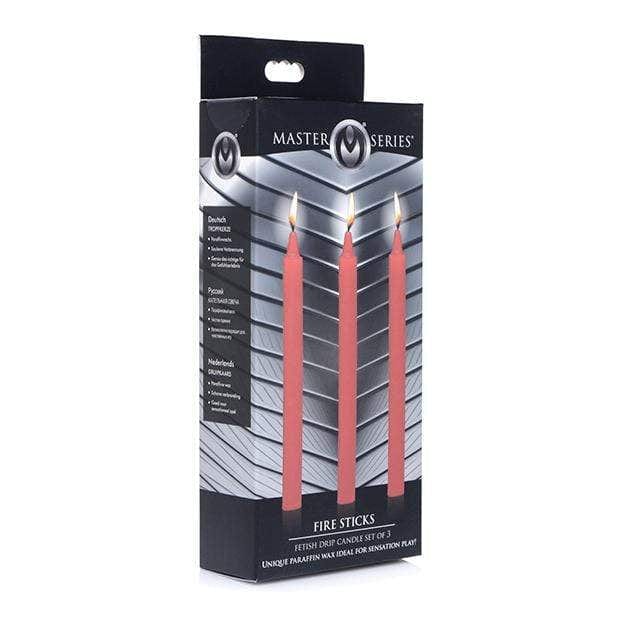 Master Series - Fetish Drip Candles Set of 3 Massage Candle