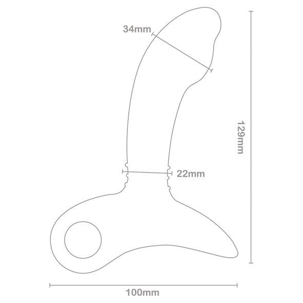 Nexus - Sparta Stroking Motion Prostate Massager (Black) NE1086 CherryAffairs
