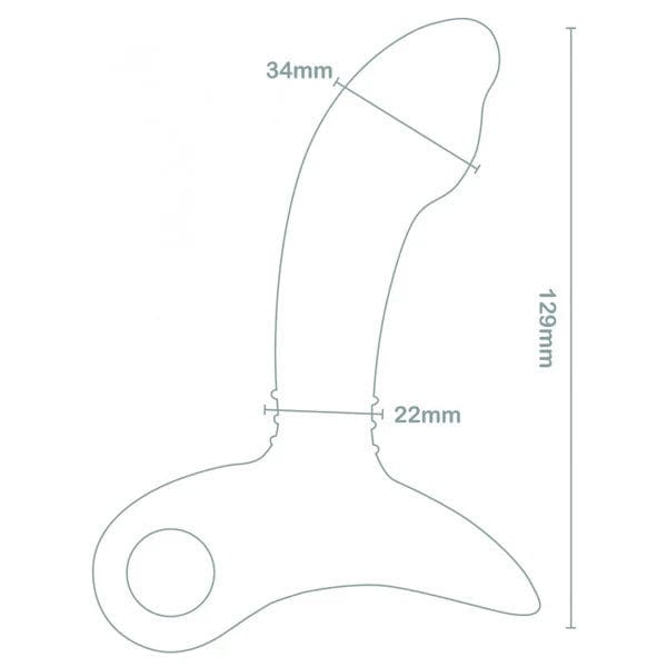 Nexus - Sparta Stroking Motion Prostate Massager (Black) NE1086 CherryAffairs