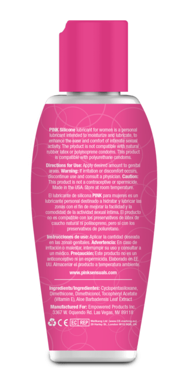 Pink - Silicone Lubricant for Women - CherryAffairs.sg