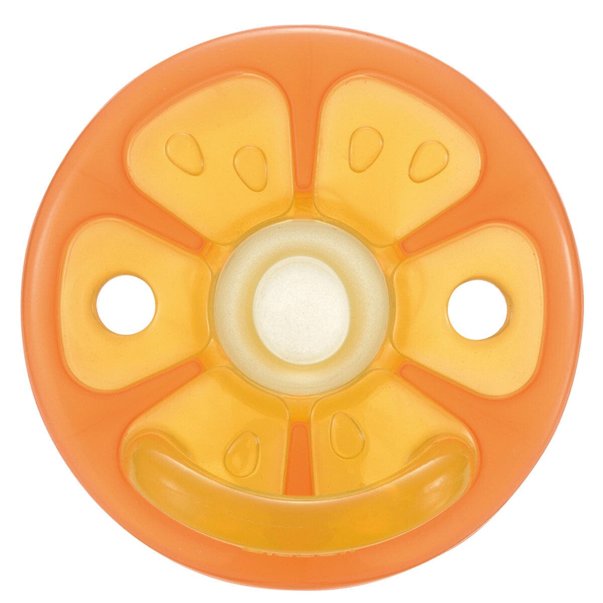 Richell - New Born Baby Silicone Pacifier with Storage Case Orange 4945680202930 Baby Pacifiers