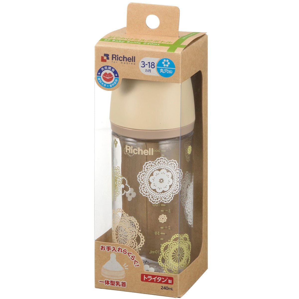 Richell - Outing Clear Baby Milk Bottle Baby Milk Bottle