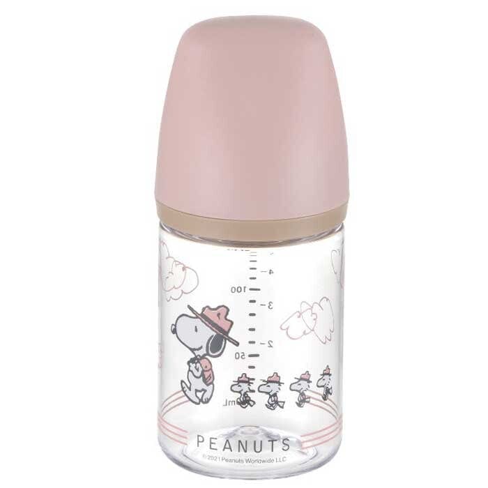 Richell - Outing Clear Baby Milk Bottle Light Pink 4945680200707 Baby Milk Bottle