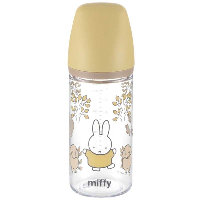 Richell - Outing Clear Baby Milk Bottle Yellow 4945680200738 Baby Milk Bottle