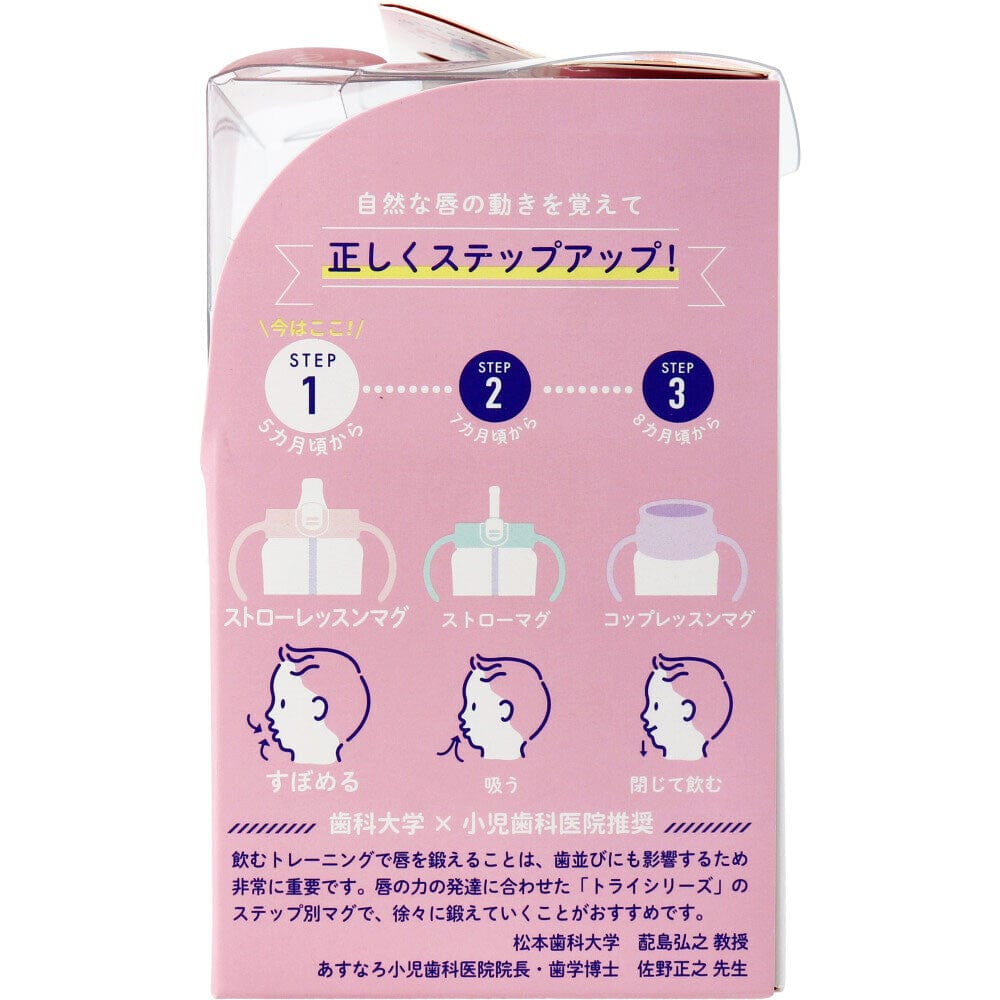 Richell - T.L.I Baby Stage 1 Try Sippy Spout Clear Training Water Bottle Mug Baby Water Bottle