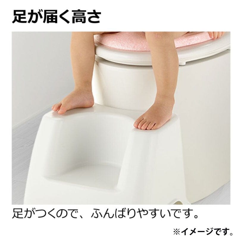 Richell - Toddler Potty Training Toilet Support Step Stool Baby Potties