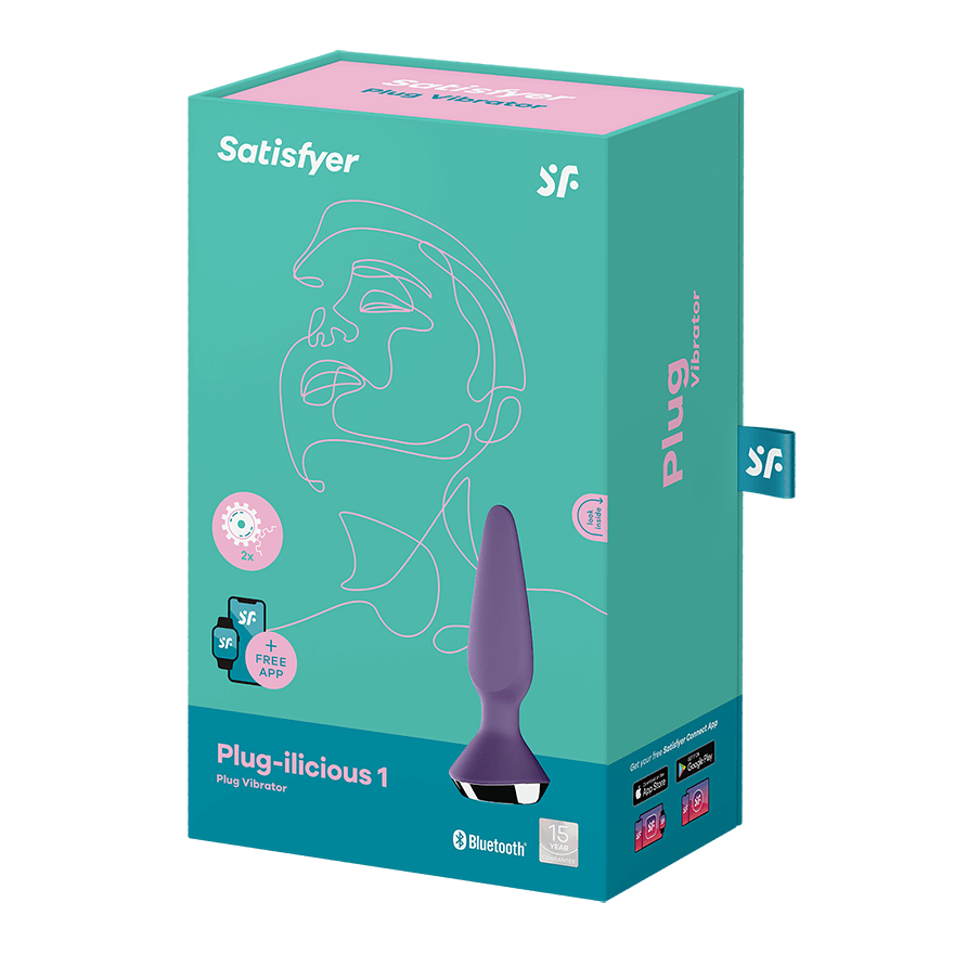 Satisfyer - Plugilicious 1 App-Controlled Anal Plug CherryAffairs