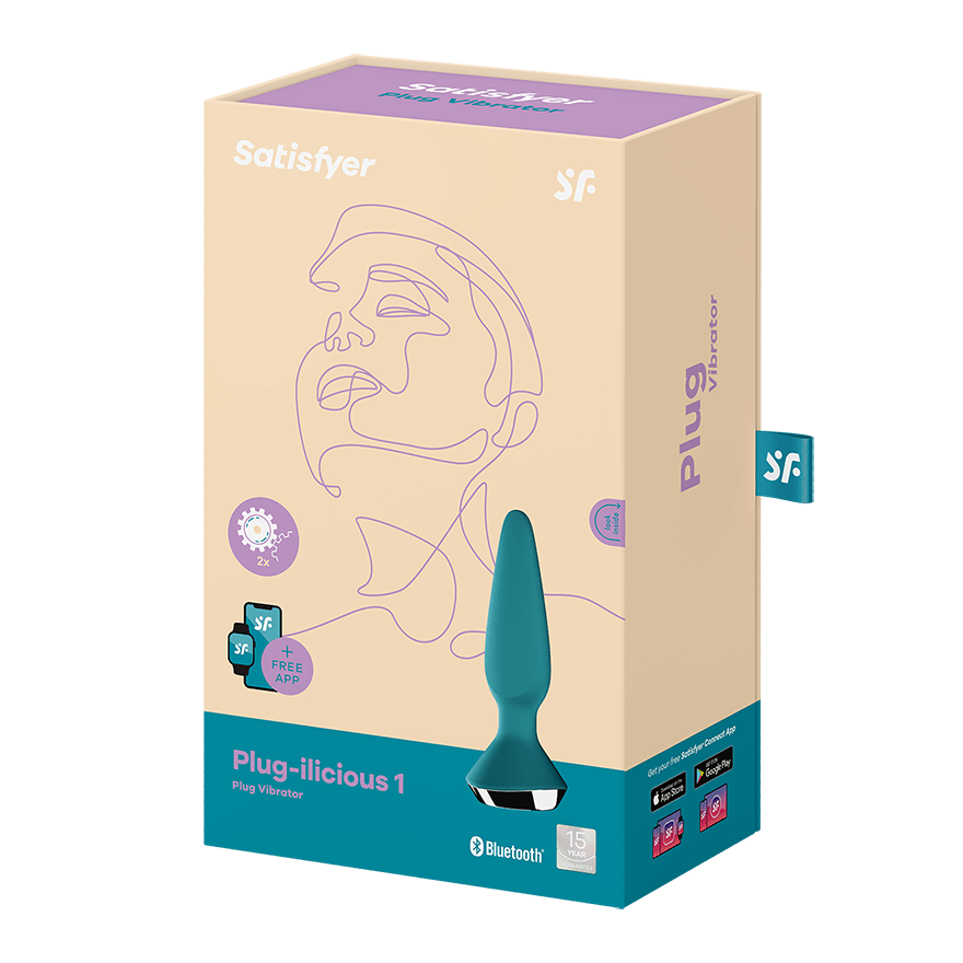 Satisfyer - Plugilicious 1 App-Controlled Anal Plug CherryAffairs