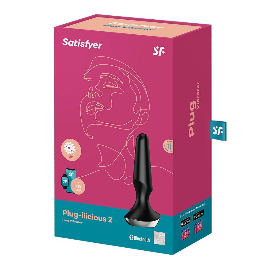 Satisfyer - Plugilicious 2 App-Controlled Anal Plug CherryAffairs