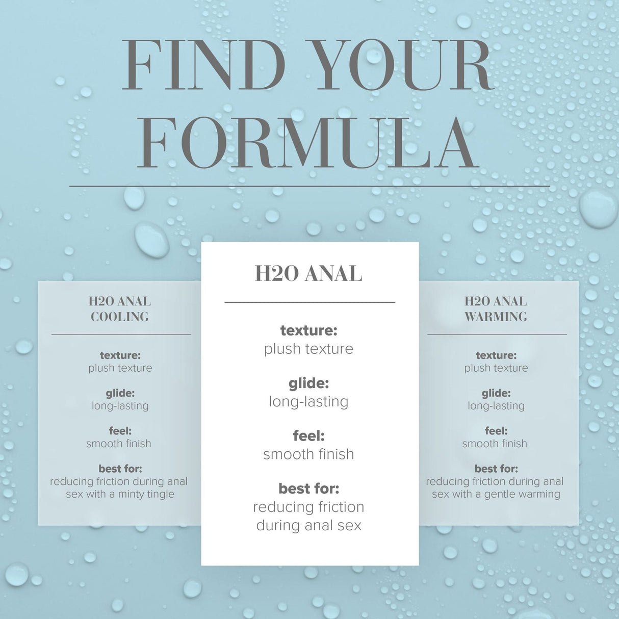 System JO - Anal H2O Original Lubricant - CherryAffairs.sg