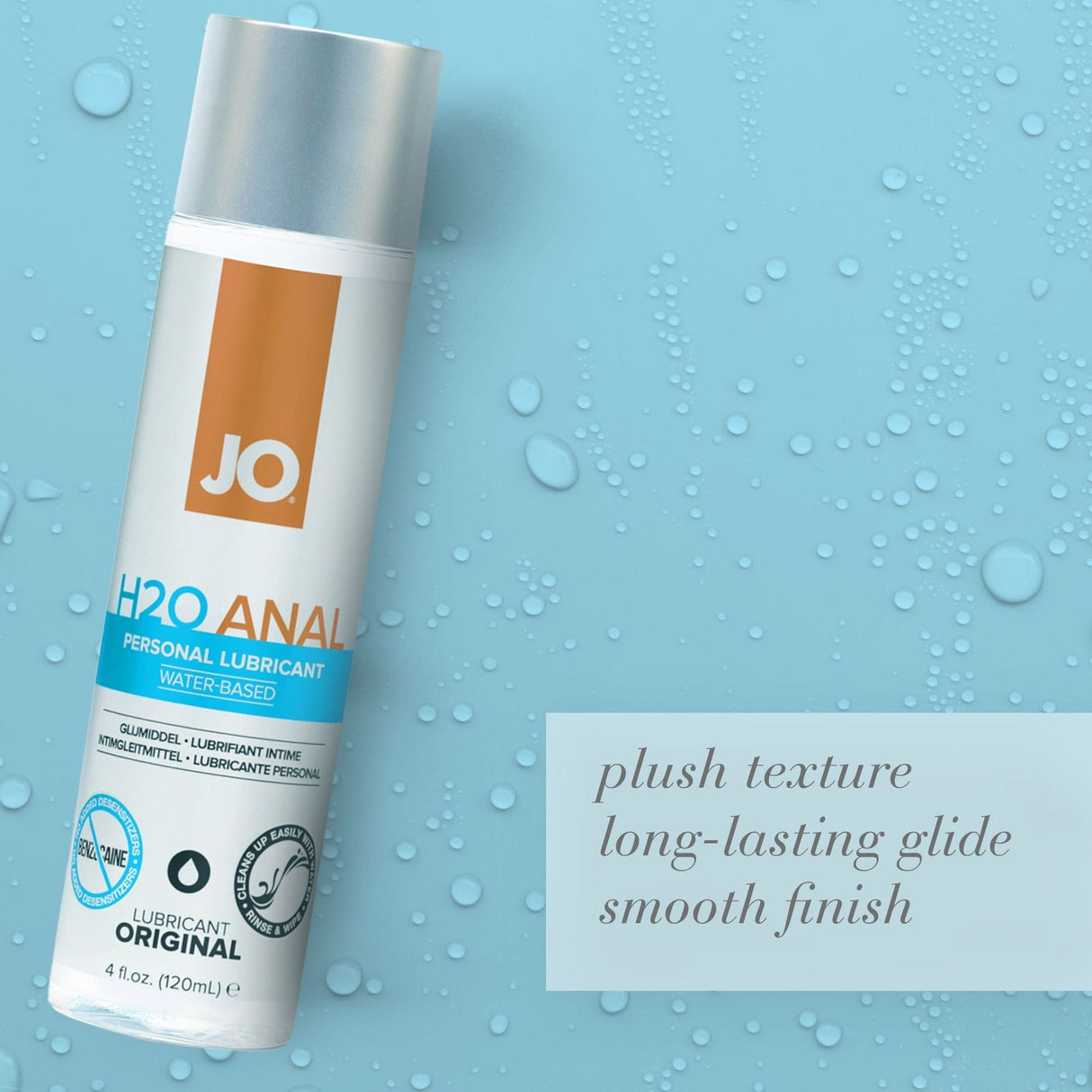 System JO - Anal H2O Original Lubricant - CherryAffairs.sg