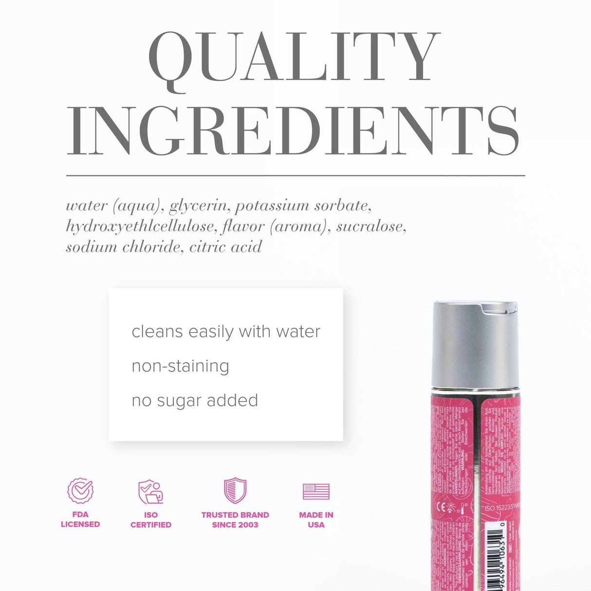 System JO - Candy Shop H2O Flavored Water Based Lubricant CherryAffairs