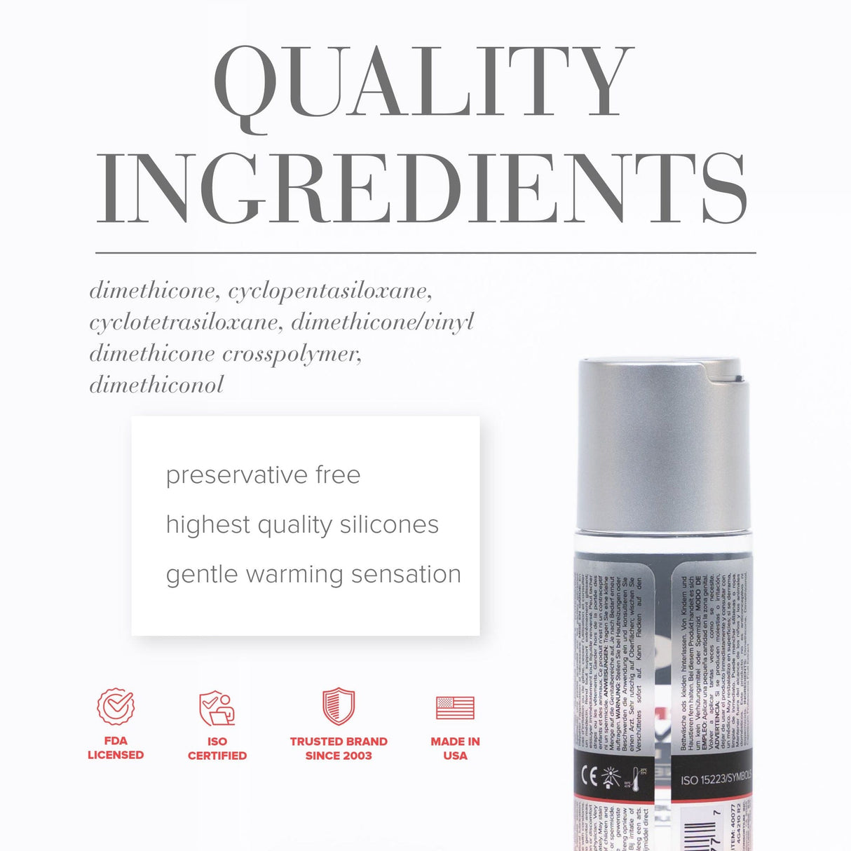 System JO - Premium Warming Silicone Based Lubricant SJ1145 CherryAffairs