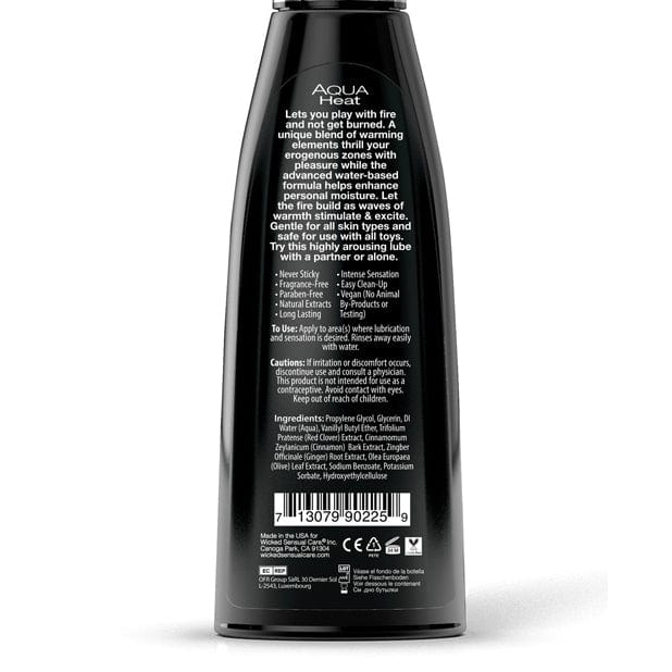 Wicked - Sensual Care Aqua Heat Warming Water Based Intimate Lubricant - CherryAffairs.sg