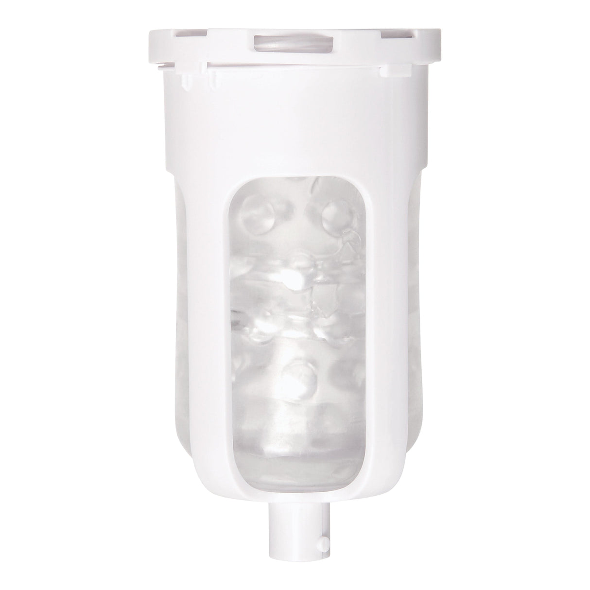 Zero Tolerance - The Thrusting Rechargeable Vibrating Stroker Masturbator (White) ZR1043 CherryAffairs