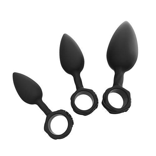 Bathmate - Anal Training Plugs (Black) BM1079 CherryAffairs