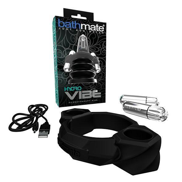 Bathmate - Hydro Vibe Hydrotherapy Ring Penis Pump Accessory (Silver) BM1077 CherryAffairs