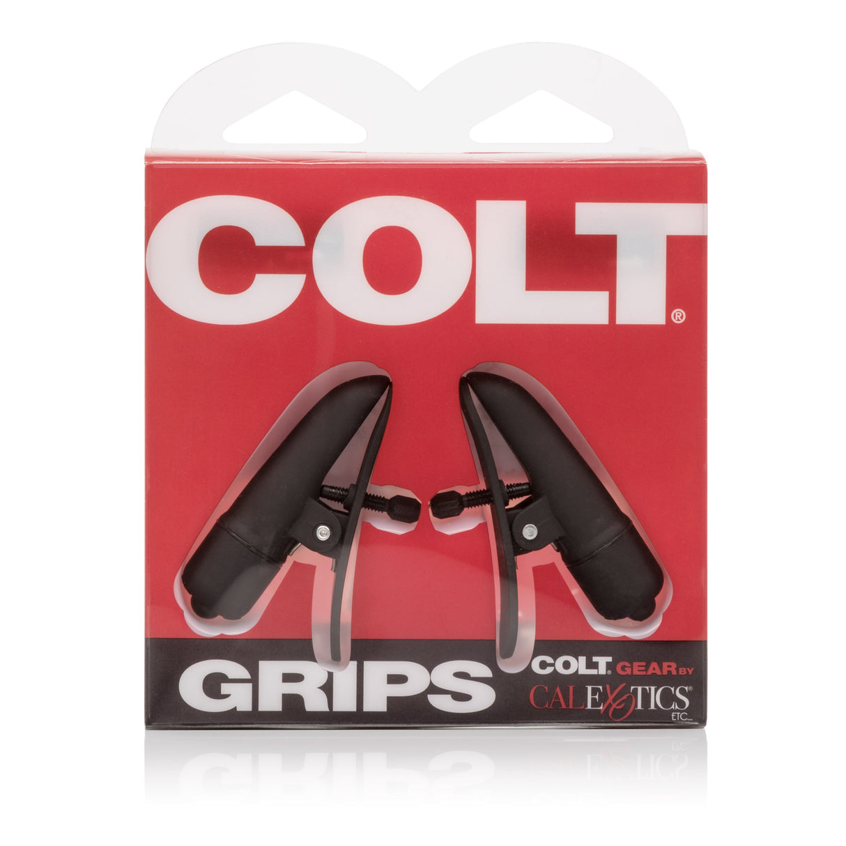 California Exotics - COLT Grips Vibrating Nipple Clamps (Black) CE1455 CherryAffairs