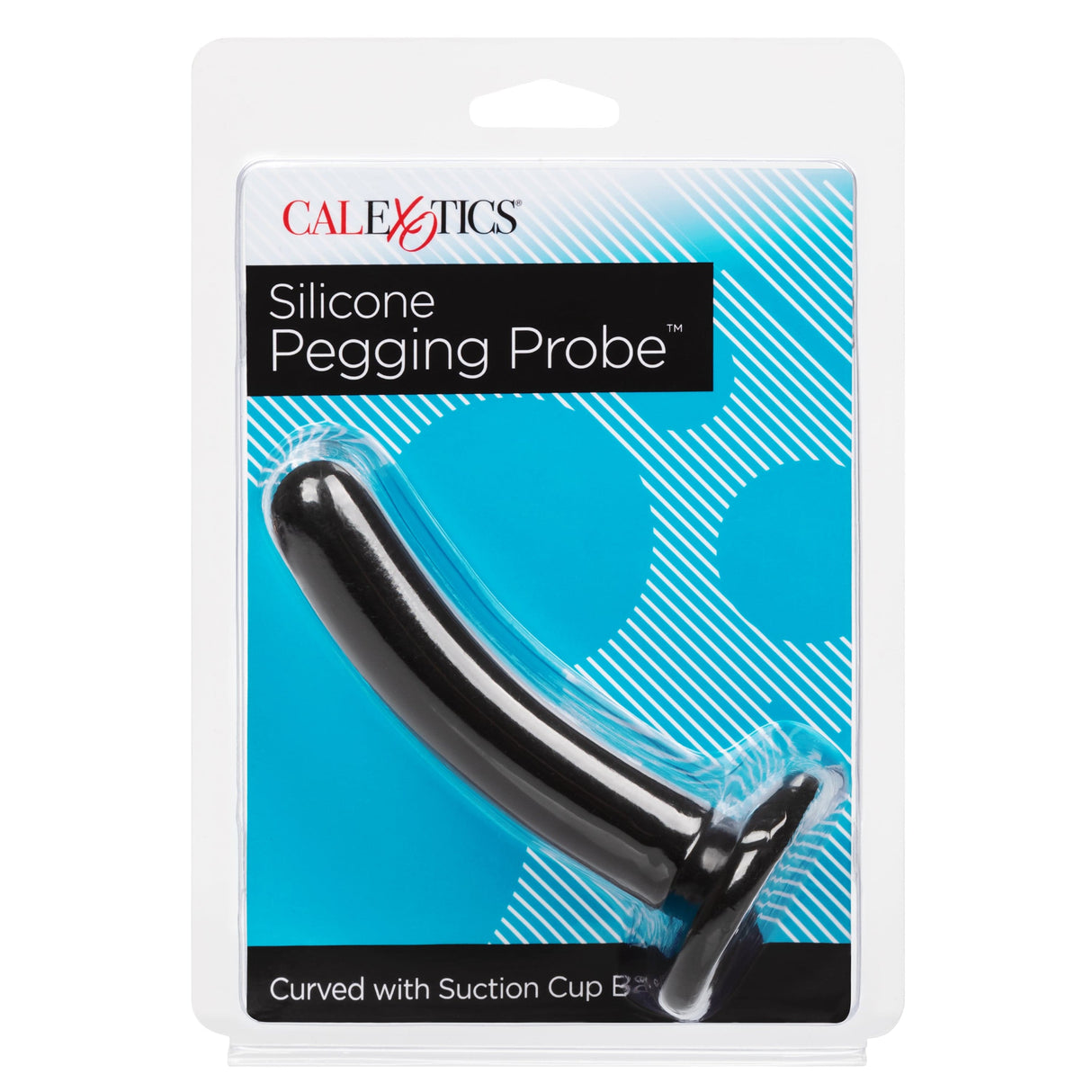 California Exotics - Silicone Pegging Probe Strap On Dildo (Black) CE1915 CherryAffairs