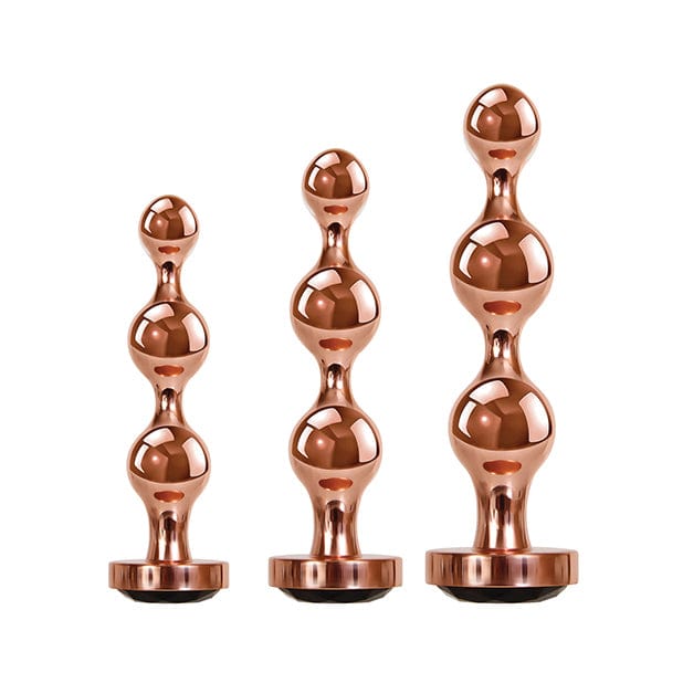Evolved - Gender X Gold Digger Anal Set (Rose Gold/Black) EV1031 CherryAffairs