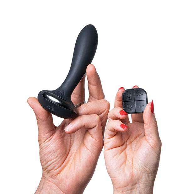 Hot Octopuss - PleX with Flex Remote Control Butt Plug (Black) Remote Control Anal Plug (Vibration) Rechargeable