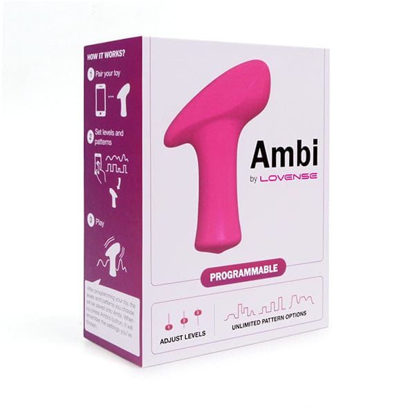 Lovense - Ambi App-Controlled Bullet Vibrator (Pink) Bullet (Vibration) Rechargeable