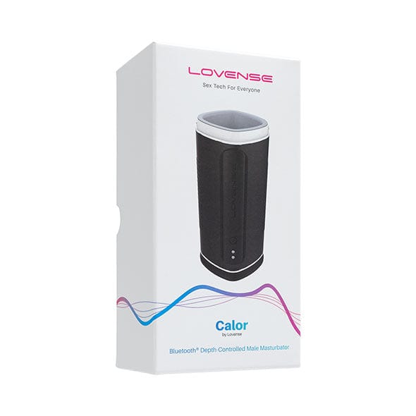 Lovense - Calor App-Controlled Warming Male Masturbator (Black) Masturbator Soft Stroker (Vibration) Rechargeable