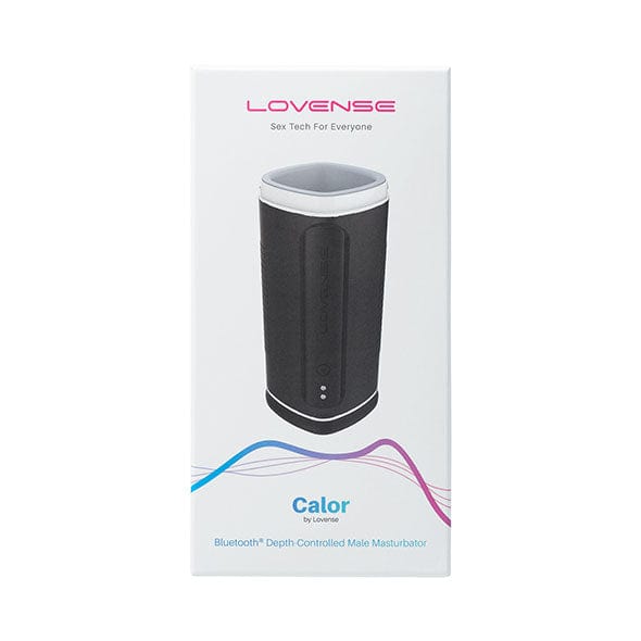 Lovense - Calor App-Controlled Warming Male Masturbator (Black) Masturbator Soft Stroker (Vibration) Rechargeable