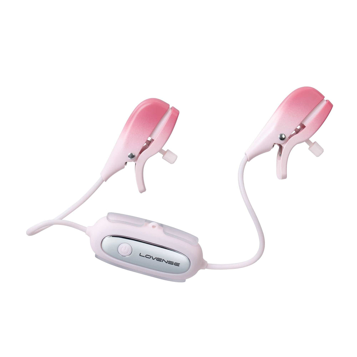 Lovense - Gemini App-Controlled Vibrating Nipple Clamps (Pink) Nipple Clamps (Vibration) Rechargeable