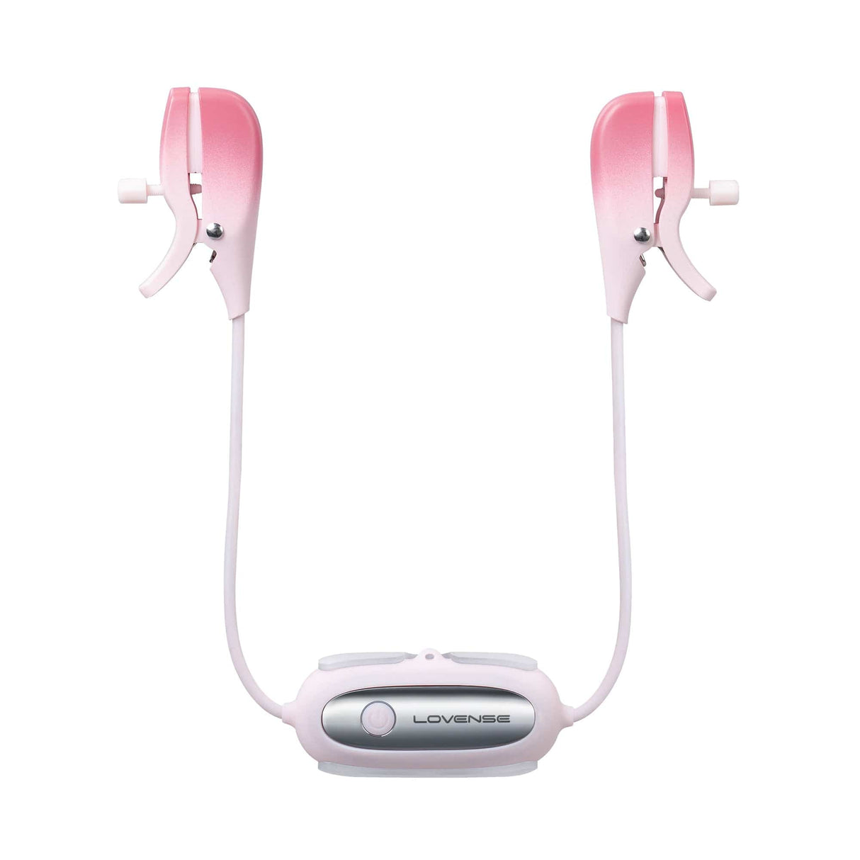 Lovense - Gemini App-Controlled Vibrating Nipple Clamps (Pink) Nipple Clamps (Vibration) Rechargeable