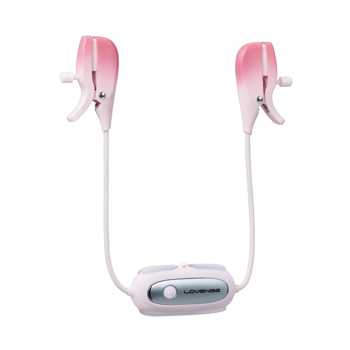 Lovense - Gemini App-Controlled Vibrating Nipple Clamps (Pink) Nipple Clamps (Vibration) Rechargeable