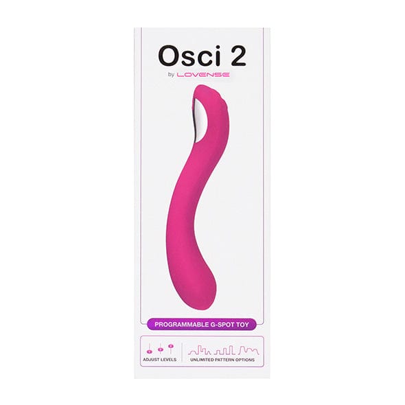Lovense - Osci 2 App-Controlled G Spot Vibrator (Pink) G Spot Dildo (Vibration) Rechargeable