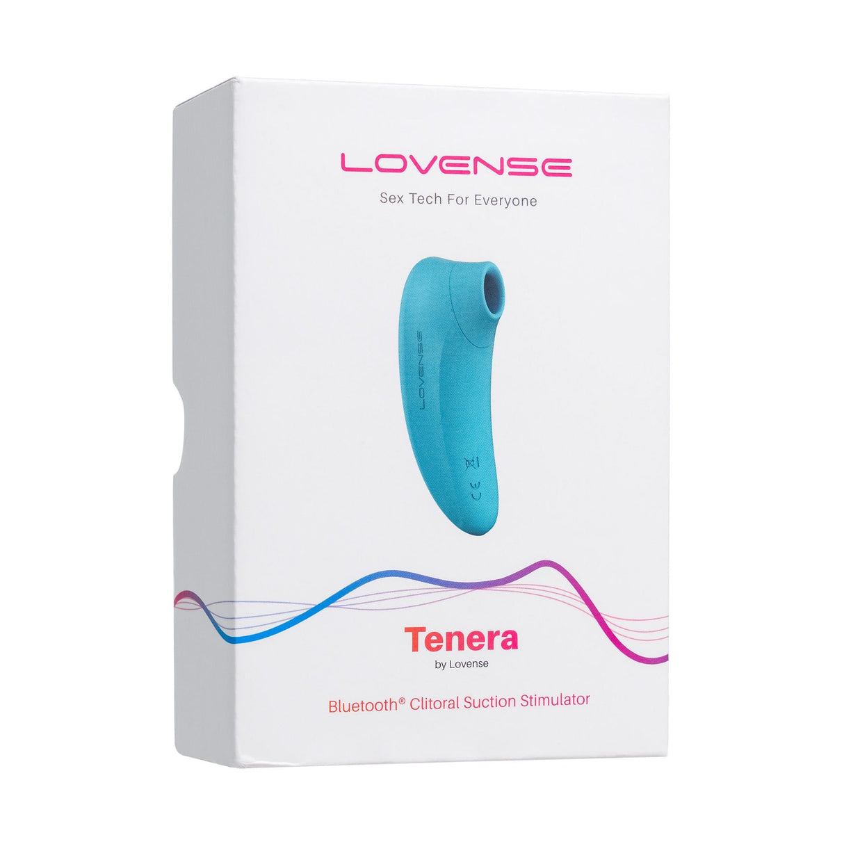 Lovense - Tenera App-Controlled Clitoral Air Stimulator Vibrator (Teal) Clit Massager (Vibration) Rechargeable
