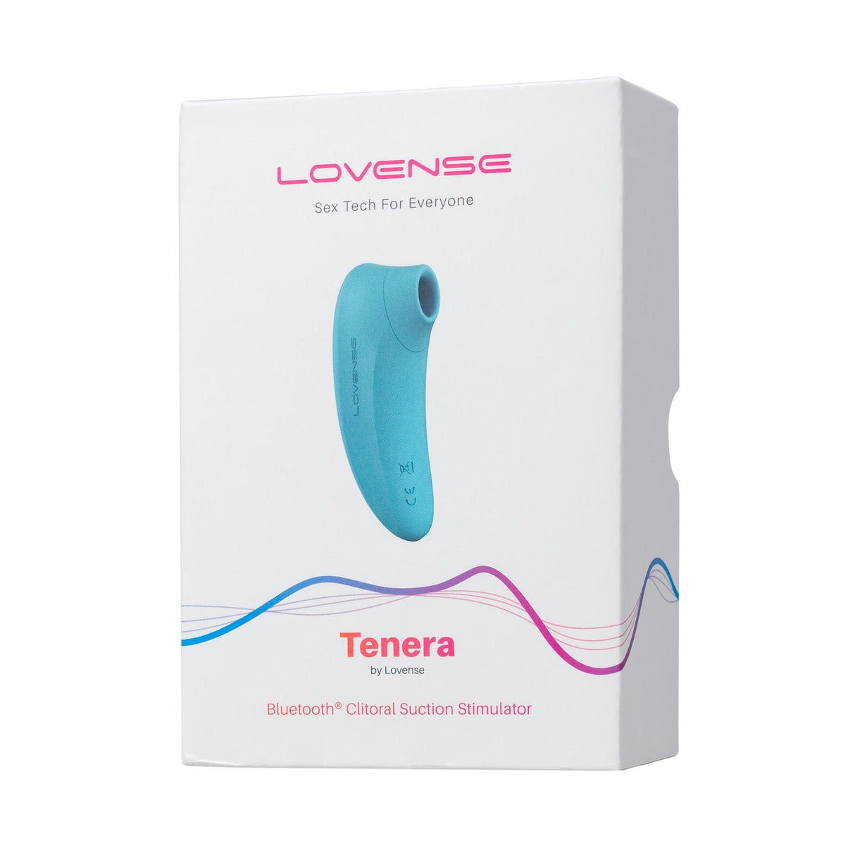 Lovense - Tenera App-Controlled Clitoral Air Stimulator Vibrator (Teal) Clit Massager (Vibration) Rechargeable