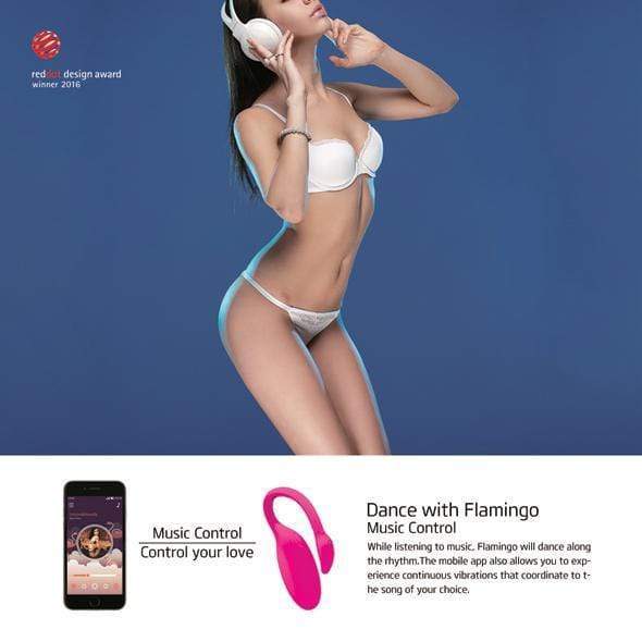 Magic Motion - Flamingo App-Controlled Wireless Vibrating Bullet (Pink) MGM1002 CherryAffairs