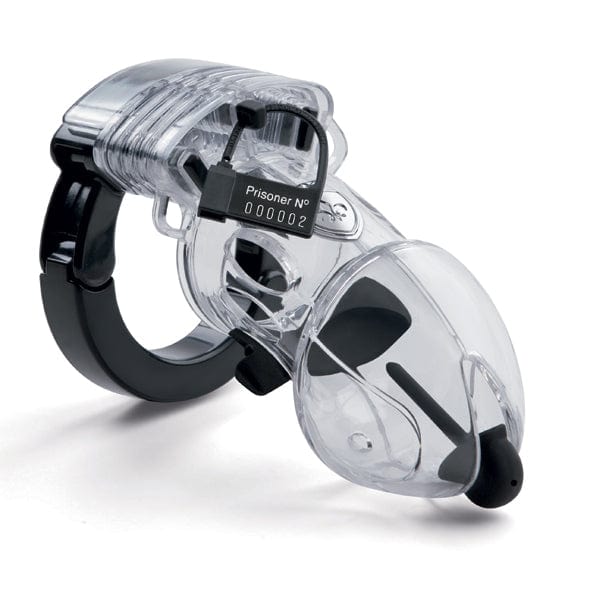 Mystim - Pubic Enemy 2 Chastity Cock Cage (Clear) MTM1024 CherryAffairs