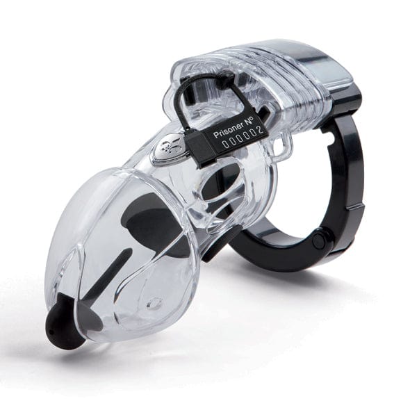 Mystim - Pubic Enemy 2 Chastity Cock Cage (Clear) MTM1024 CherryAffairs