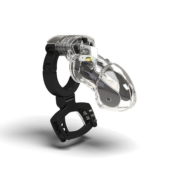 Mystim - Pubic Enemy 3 Chastity Cock Cage (Clear) MTM1025 CherryAffairs