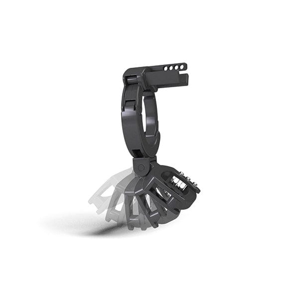 Mystim - Pubic Enemy 3 Chastity Cock Cage (Clear) MTM1025 CherryAffairs