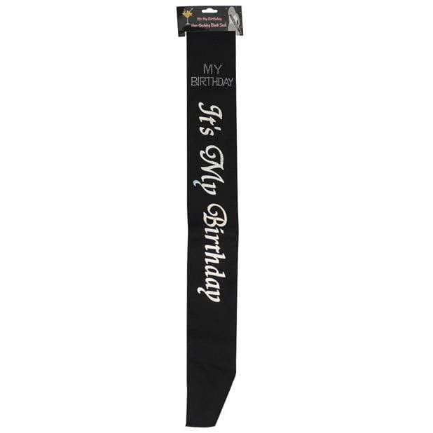 OMG International - It's My Birthday Party Sash (Black) OT1101 CherryAffairs
