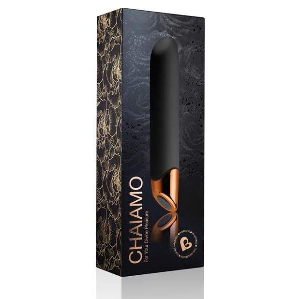 RocksOff - Chaiamo For Your Divine Pleasure Bullet Vibrator (Black) Bullet (Vibration) Rechargeable